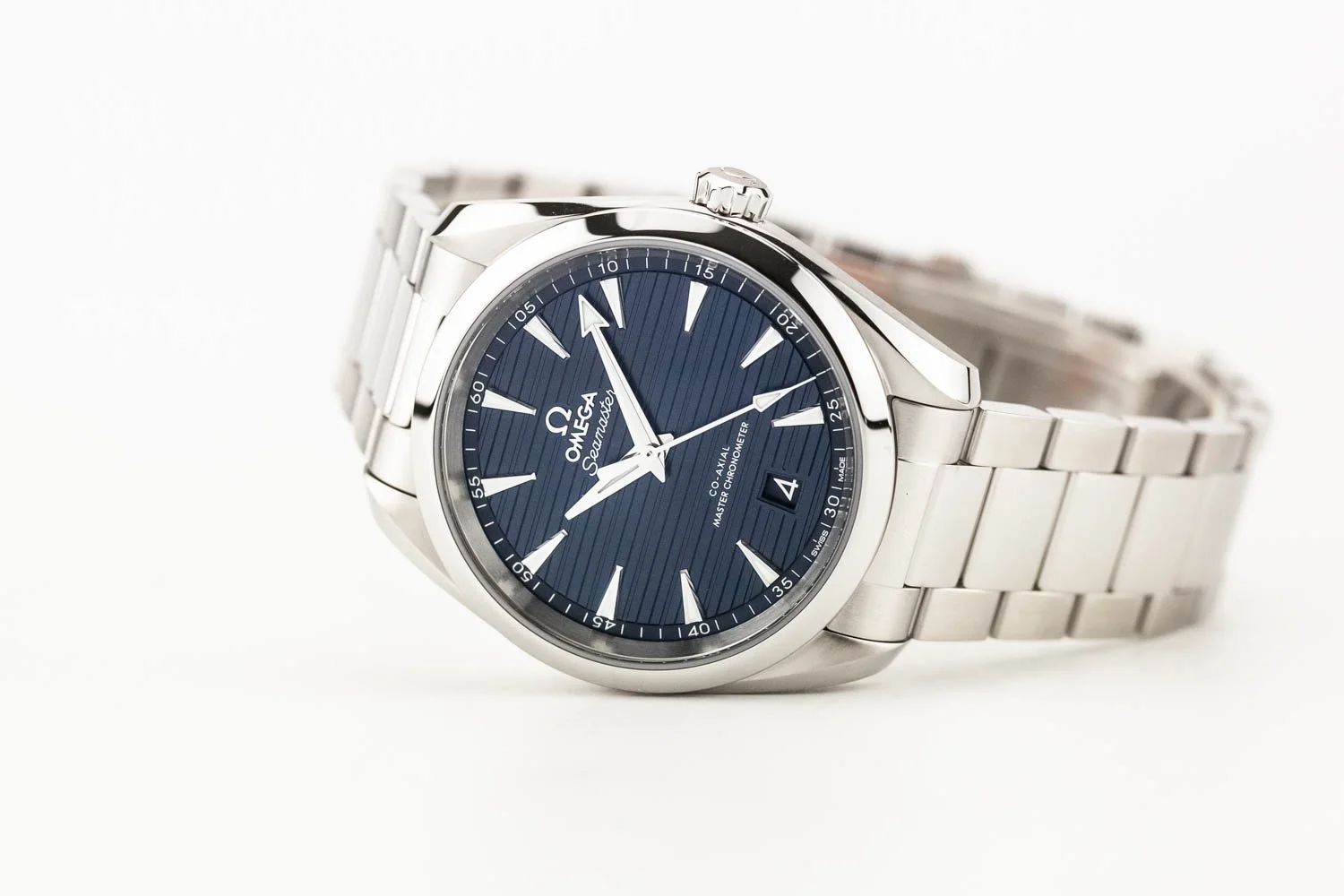 Omega Aqua Terra 8800 38mm Blue Dial 220.10.38.20.03.001 Watch Exchange Co